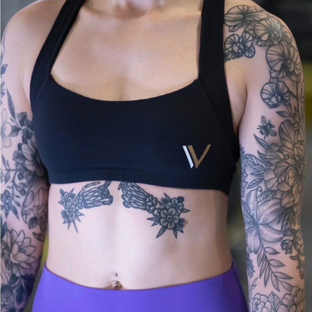 VULL sport black VELOCITY SPORTS BRA Size L